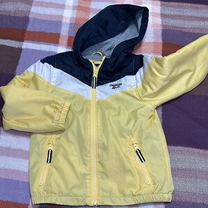 OshKosh B'gosh Yellow and Black Lightweight Raincoat
